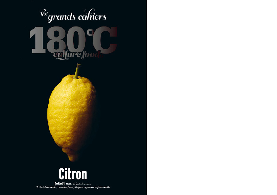 LES GRANDS CAHIERS 180° C. Citron