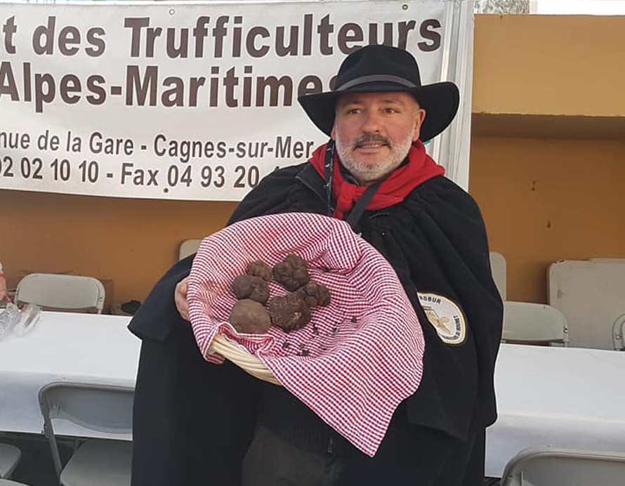 Marché de la truffe à Villeneuve-Loubet. 25e anniversaire