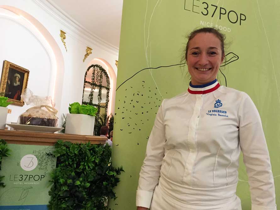 Le 37 Pop. Hôtel Le Negresco à Nice. Labellisé "cuisine nissarde"