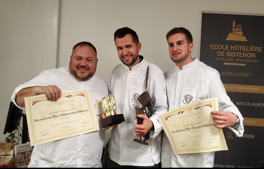 CONCOURS NATIONAL TOQUE D’OR CUISINE 2023. Éric Rabazzani termine en seconde position