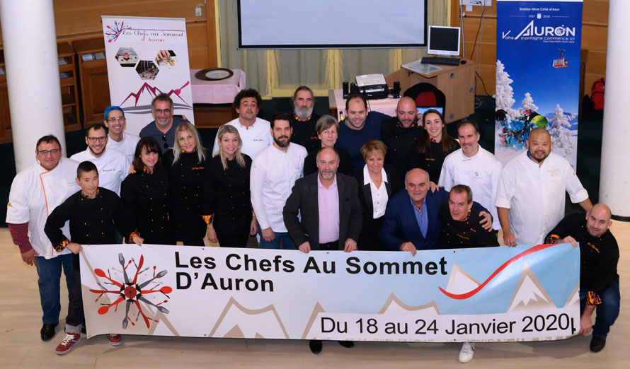 Les chefs au sommet d'Auron. Bientôt la 9e édition