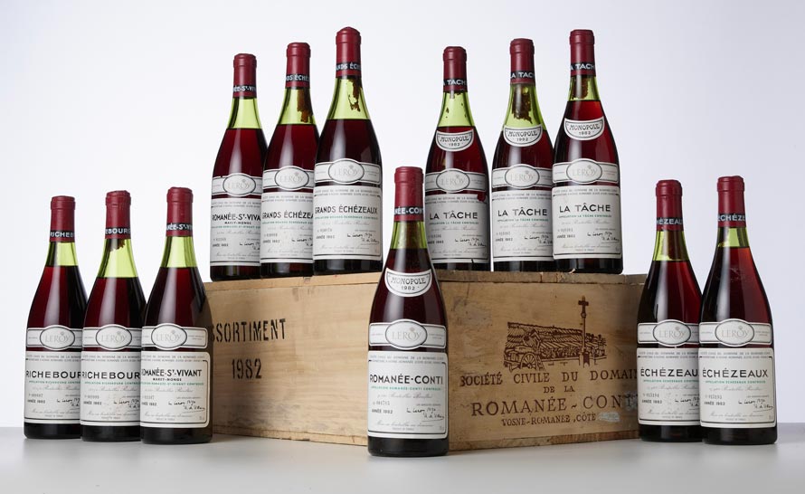 Besch Cannes auction à Cannes. Vente de vins prestigieux à l'hôtel Martinez