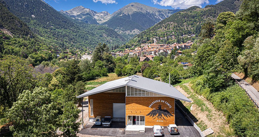 Brasserie du Comté à Saint-Martin Vésubie. Visite de la brasserie
