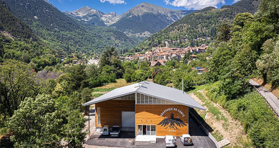 Brasserie du Comté à Saint-Martin Vésubie. Visite de la brasserie