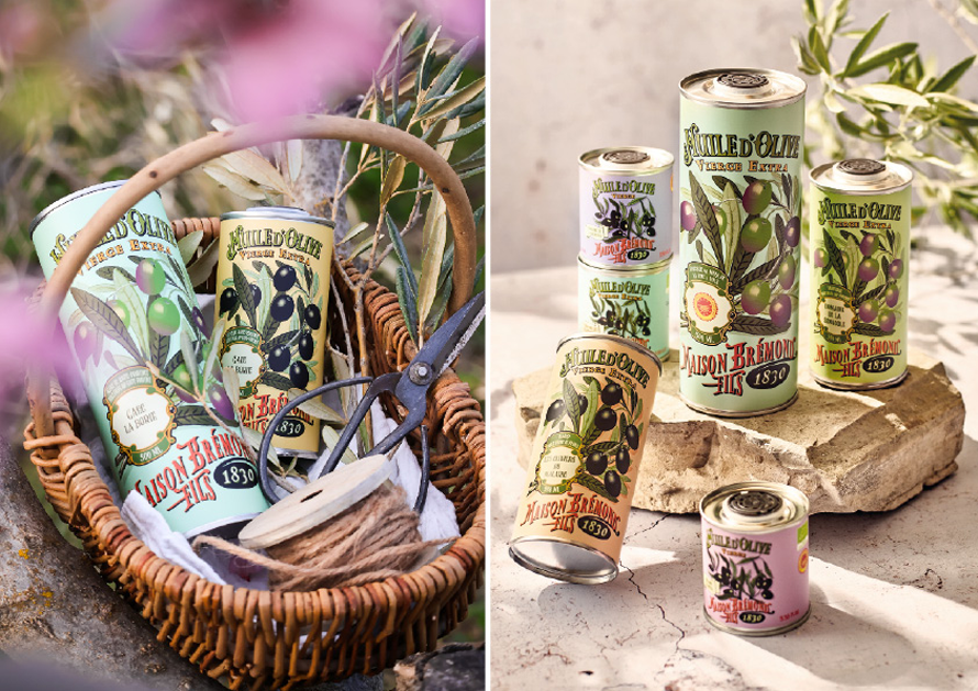 BRÉMOND FILS. Trois fruités d’huiles d’olive de Provence