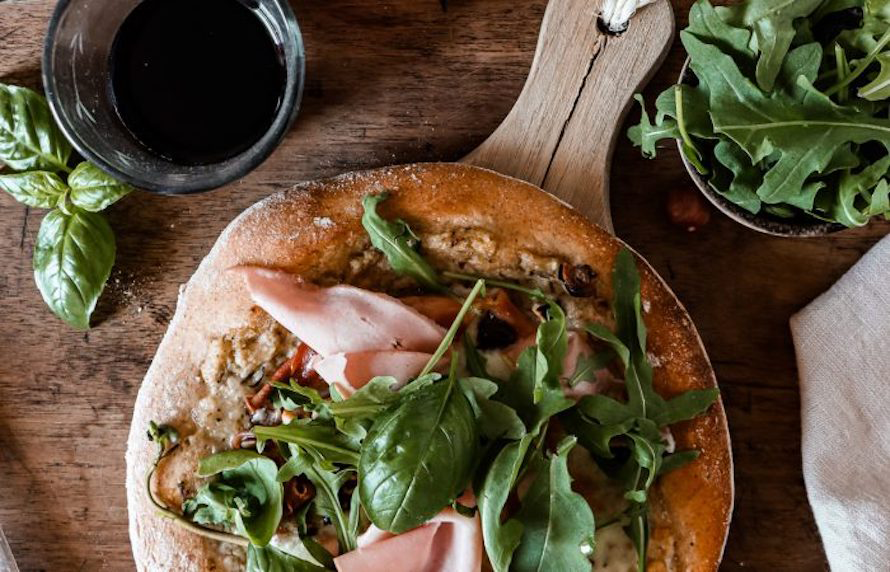BRÉMOND FILS. Recette de pizzette à la pulpe d’artichaut et mortadelle