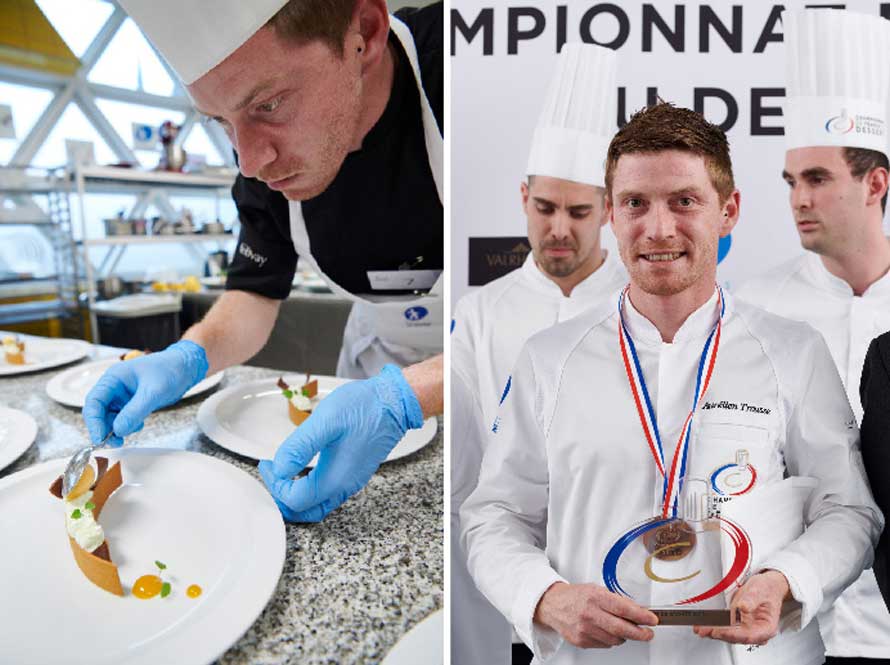 Championnat de France du dessert 2019. Aurélien Trousse, dessert de bronze