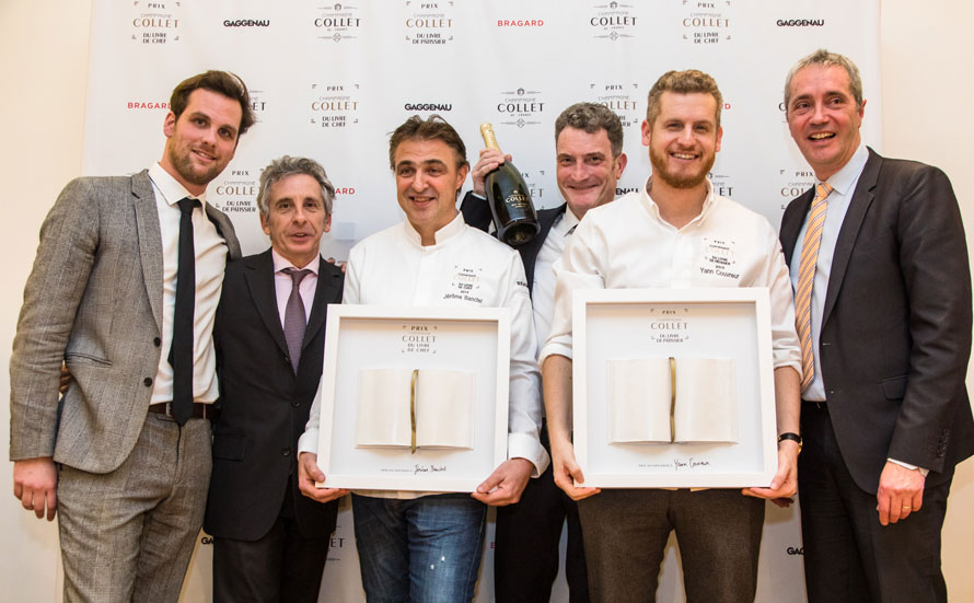 Prix Champagne Collet. Jérôme Banctel et Yann Couvreur lauréats