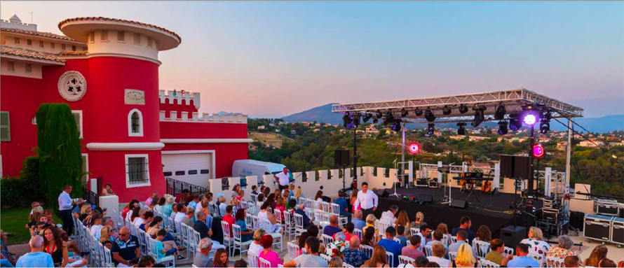 Château de Crémat à Nice. Un été en musique