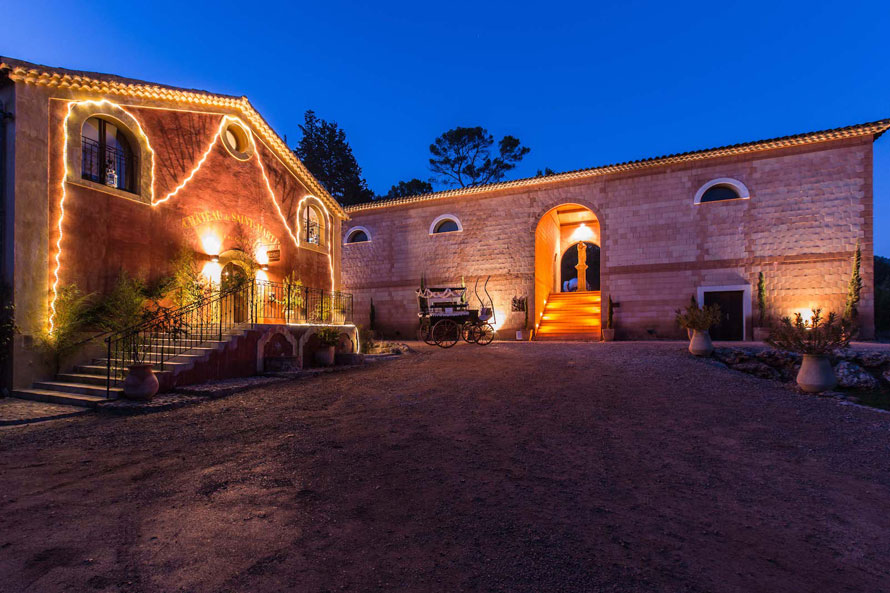 Château de Saint Martin à Taradeau. Noël en Provence