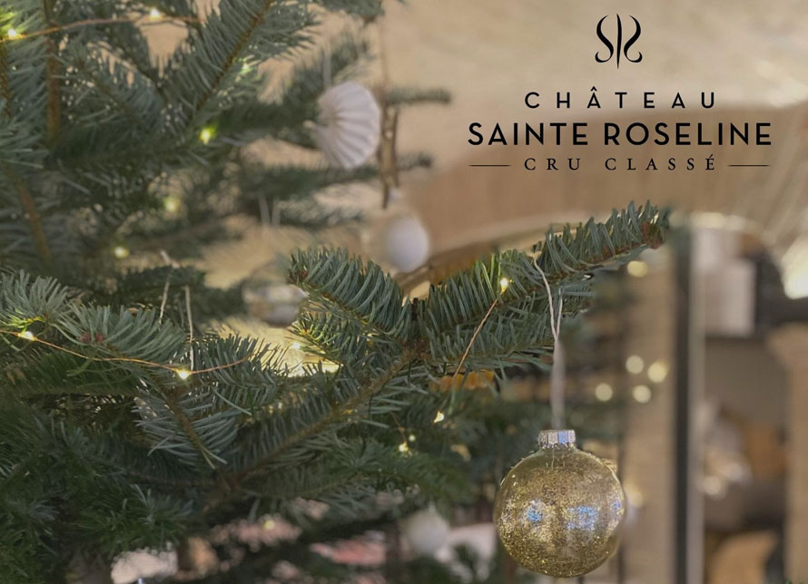 Château Sainte Roseline cru classé. Marché de Noël