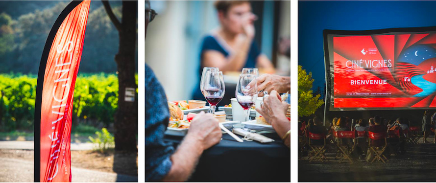 Ciné’vignes. Festival de cinéma dans les vignobles de la Vallée du Rhône