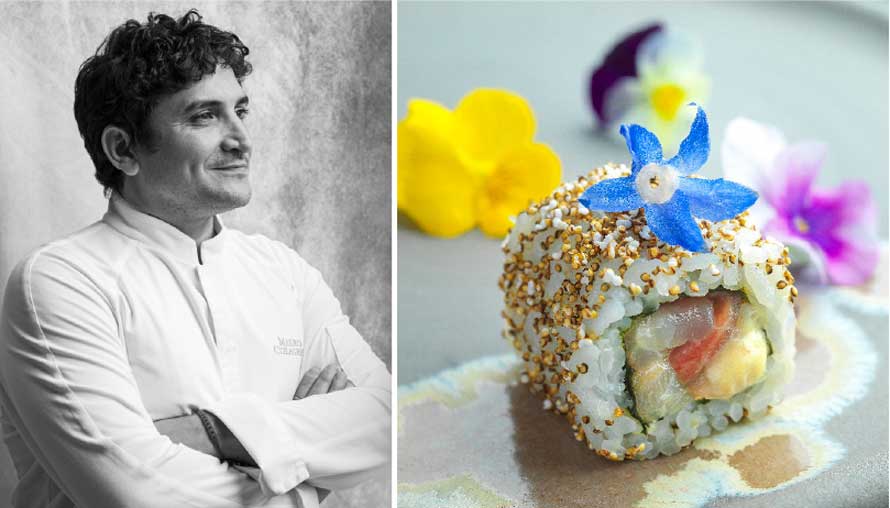 Mauro Colagreco et Sushi shop. Nouvelles créations à la carte