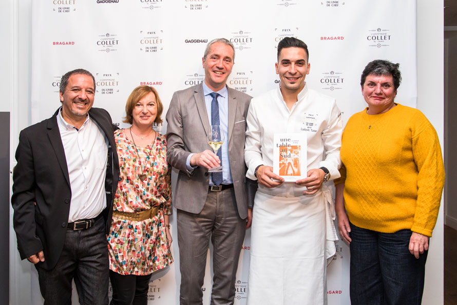 Prix champagne Collet du livre de chef. Ludovic Turac, 8e chef invité