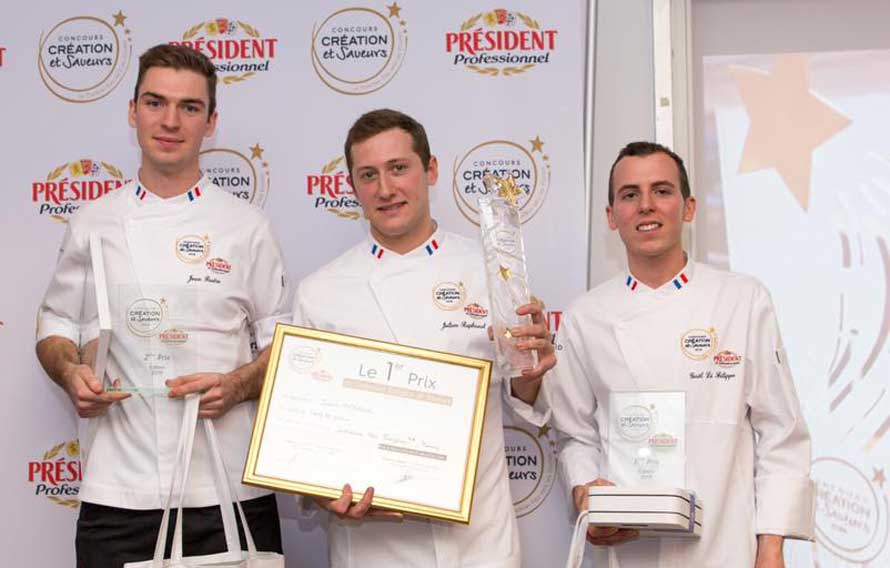 Concours "Création et saveurs". Jean Pastre arrive second