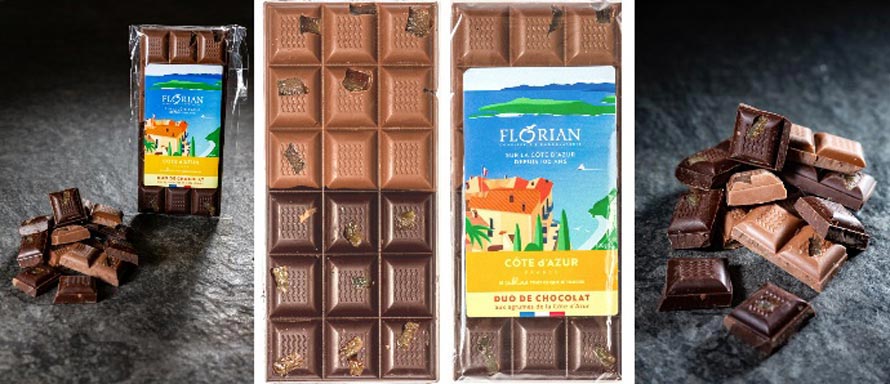 Confiserie Florian. Nouvelle tablette de chocolat