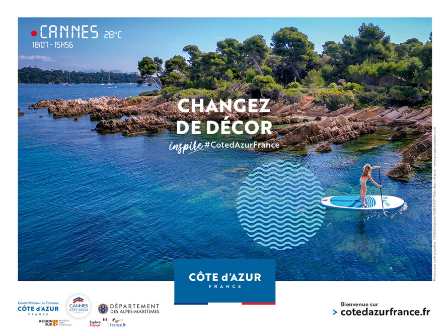 CRT Côte d'Azur France. « CHANGEZ DE DECOR - Inspire #CotedAzurFrance »