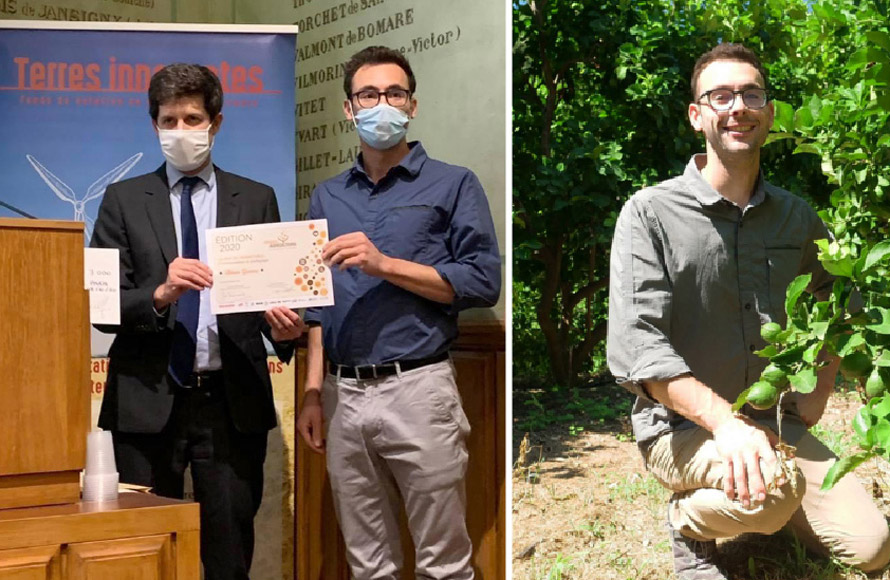 Graines d'agriculteurs. Adrien Gannac, arboriculteur et producteur d'agrumes à Menton lauréat