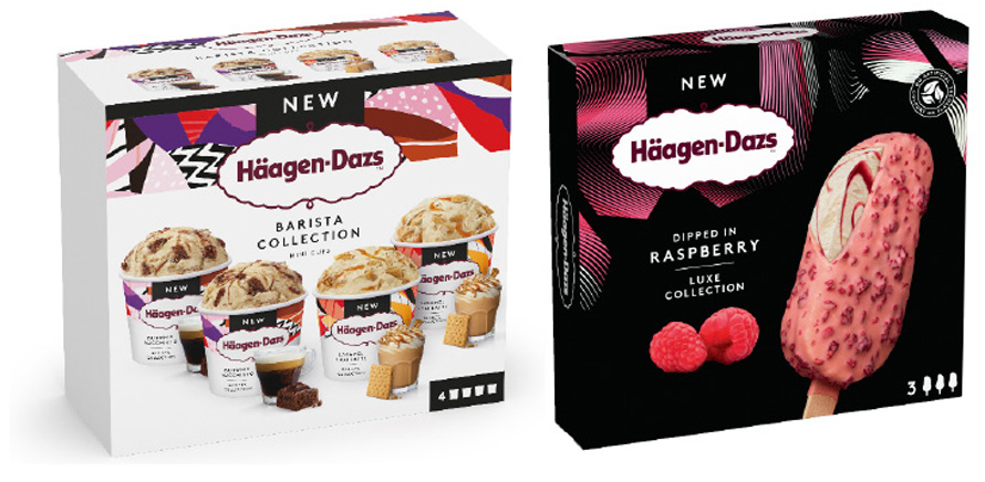 Häagen-Dazs. Nouveau look pour la plus célèbre des crèmes glacées