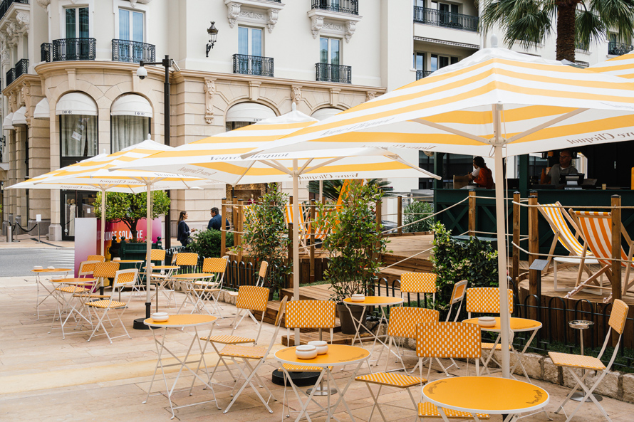 Hôtel Hermitage Monte-Carlo. Un nouveau lounge avec Veuve Clicquot