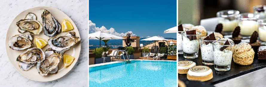 Hôtel de Paris Saint-Tropez. Brunch sur le rooftop
