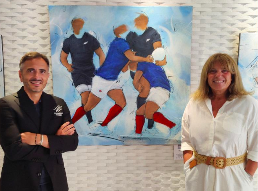 HÔTEL RENAISSANCE AIX-EN-PROVENCE. Célébration du rugby avec art