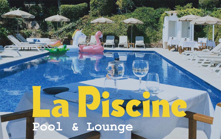 La piscine à Boulouris. Nouveau restaurant éphémère