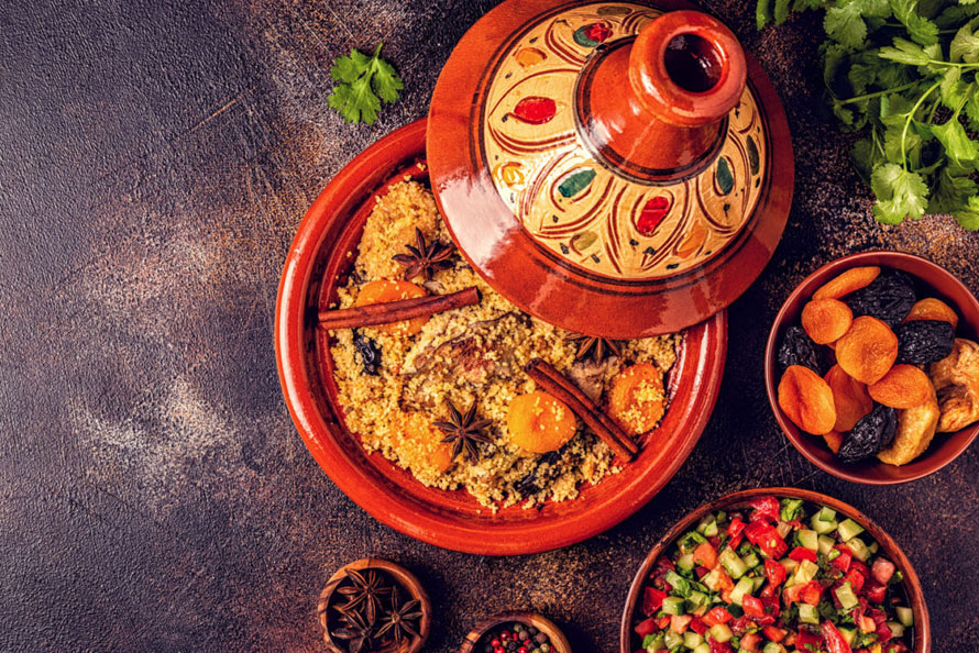 Lazzaretti. Recette de couscous à la châtaigne aux fruits secs et épices de Noël