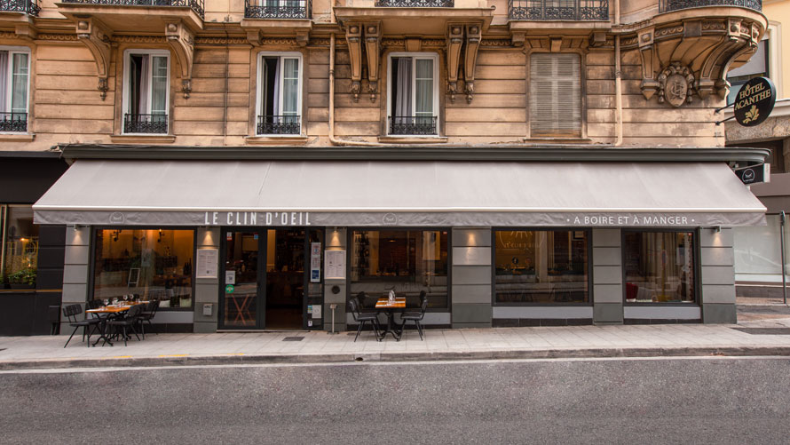 Le clin d’œil à Nice. « Restaurant de qualité » reconnu par le Collège culinaire de France