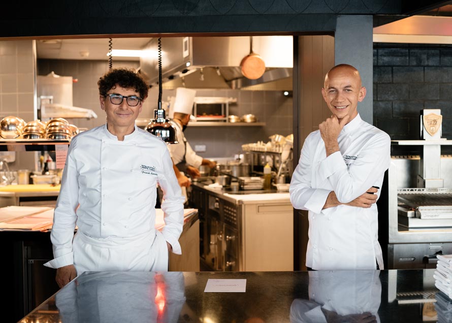 Le grill à l’Hôtel de Paris Monte-Carlo. Déjeuner et dîners à 4 mains