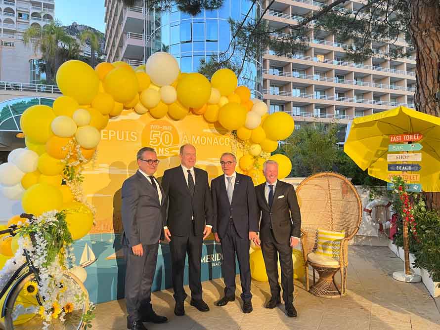 Le Méridien Beach Plaza à Monaco. 50e anniversaire