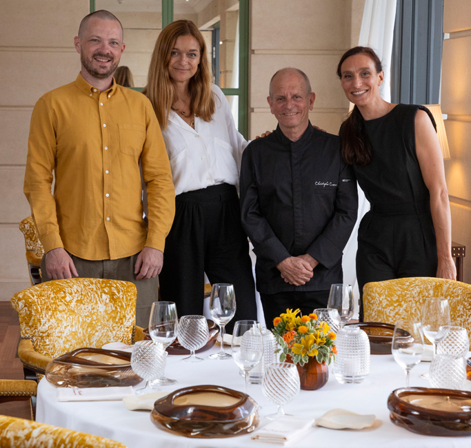 Les ambassadeurs by Christophe Cussac. L’excellence jusque dans l’art de la table