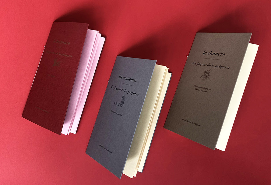 LES ÉDITIONS DE L’ÉPURE. Betterave, chanvre et couteau : les nouveautés de fin d'été