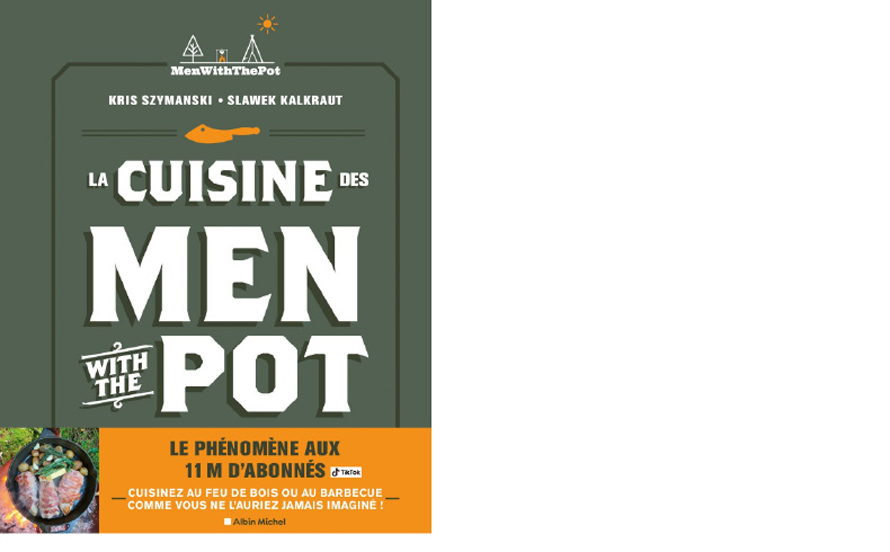 Albin Michel. La cuisine des men with the pot