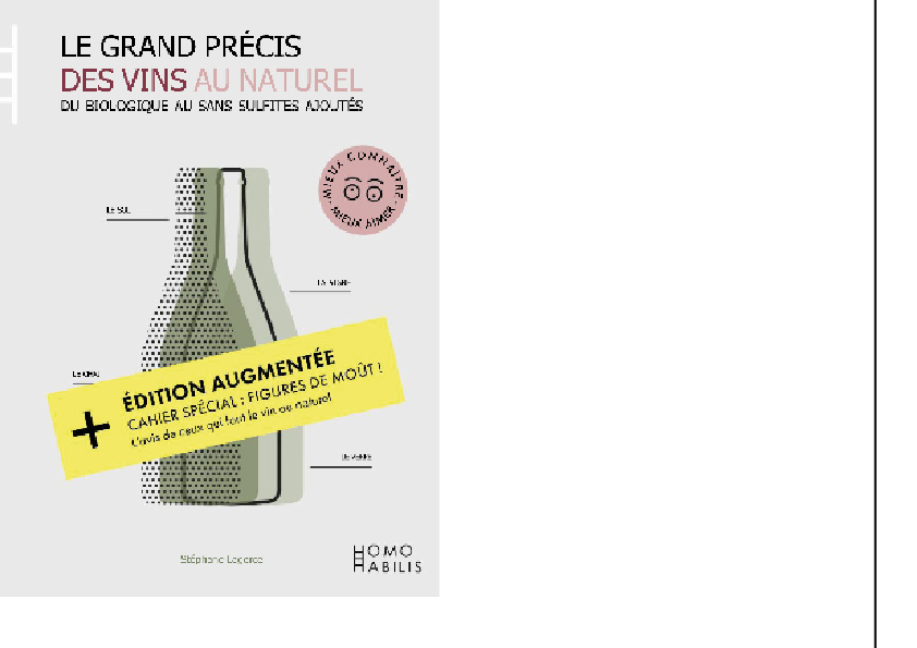 Éditions Homo Habilis. Le grand précis ses vins au naturel