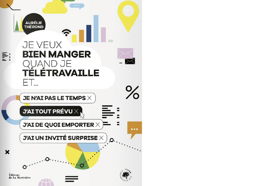 ÉDITIONS DE LA MARTINIÈRE Je veux bien manger quand je télétravaille et… je n’ai pas le temps, j’ai tout prévu, j’ai de quoi emporter, j’ai un invité surprise 