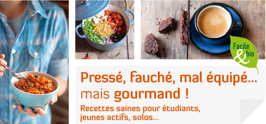 Éditions Terre vivante. Fauché, pressé, mal équipé… mais gourmand ! 