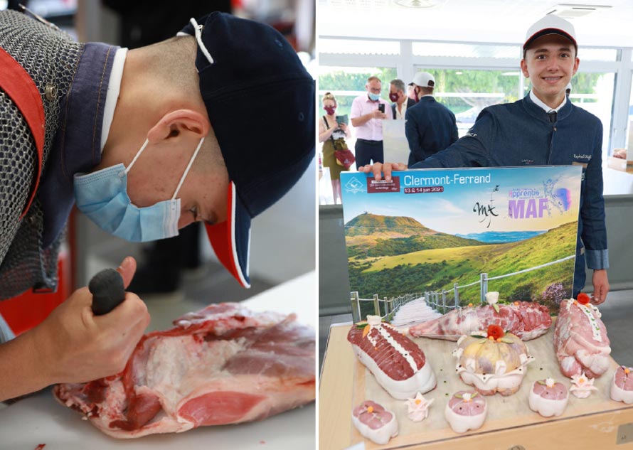 Confédération française de la boucherie, boucherie-charcuterie, traiteurs (CFBCT). 42e édition du concours « Un des meilleurs apprentis bouchers de France