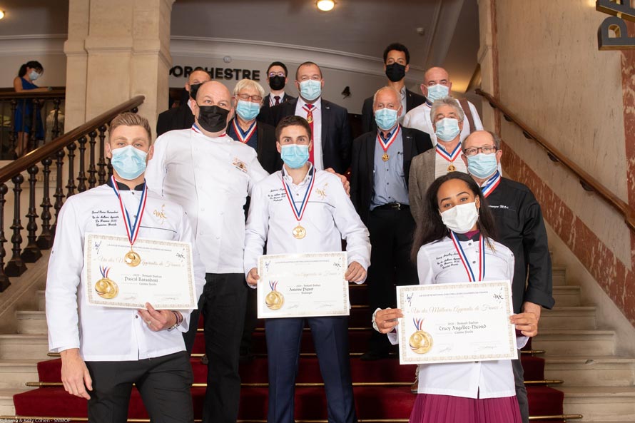 Un des meilleurs apprentis de France. Remise des récompenses aux lauréats nationaux 