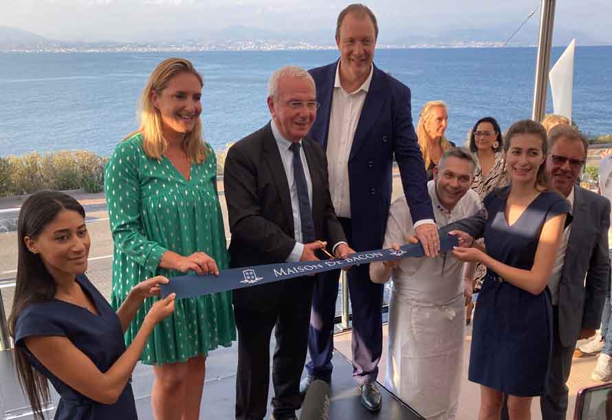 La Maison de Bâcon à Antibes. Inauguration