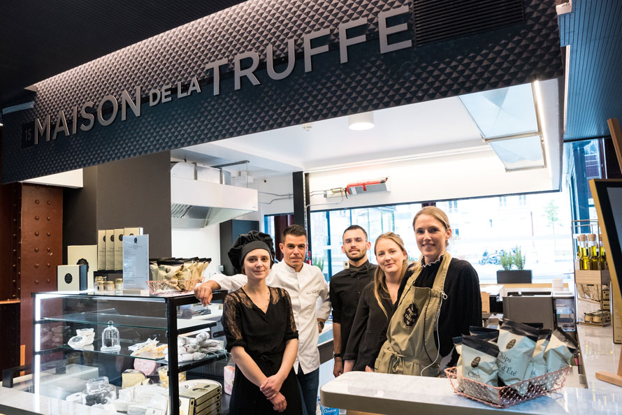 L’atelier Maison de la truffe à Nice. Installation au cœur de la gare du Sud