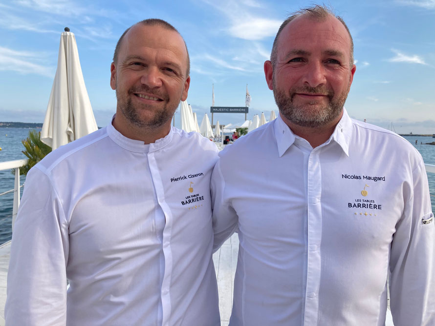 Les tables Barrière du Majestic à Cannes. L’embarras du choix