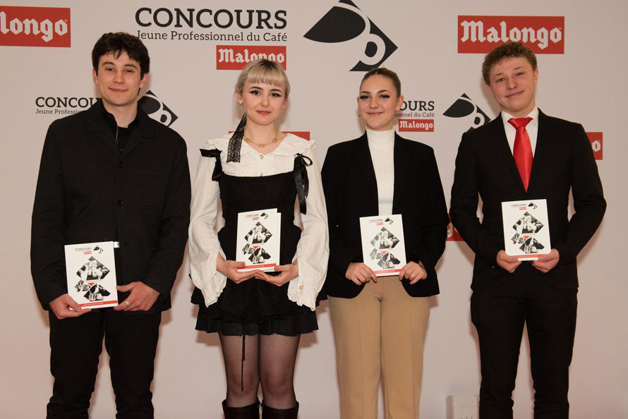 Concours du jeune professionnel du café Malongo. Carla Massolo, lycée hôtelier de Marseille, 1er prix BTS