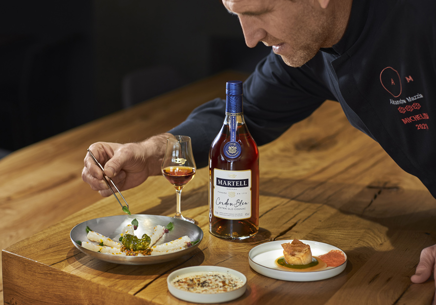 Martell. Une nouvelle expérience gastronomique avec Alexandre Mazzia