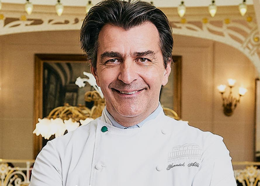 Hôtel Hermitage à Monte-Carlo. Ouverture du restaurant Yannick Alléno 