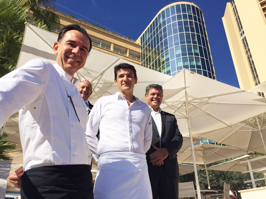 L'intempo restaurant. Le Méridien beach plaza à Monaco. L'attrayante formule du midi