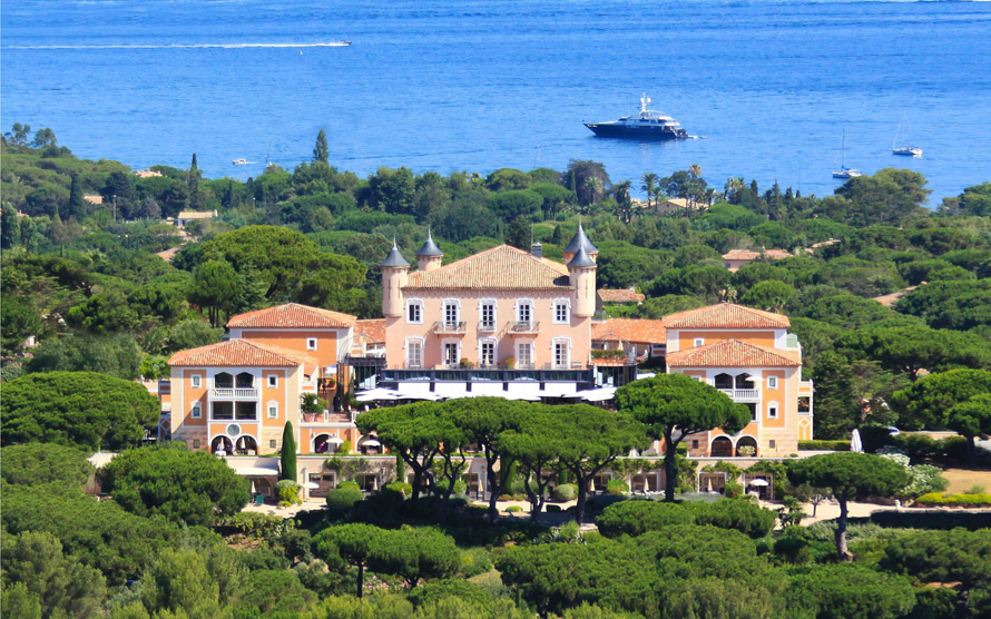 Château de la Messardière à Saint-Tropez. Réouverture sous le signe de la nouveauté