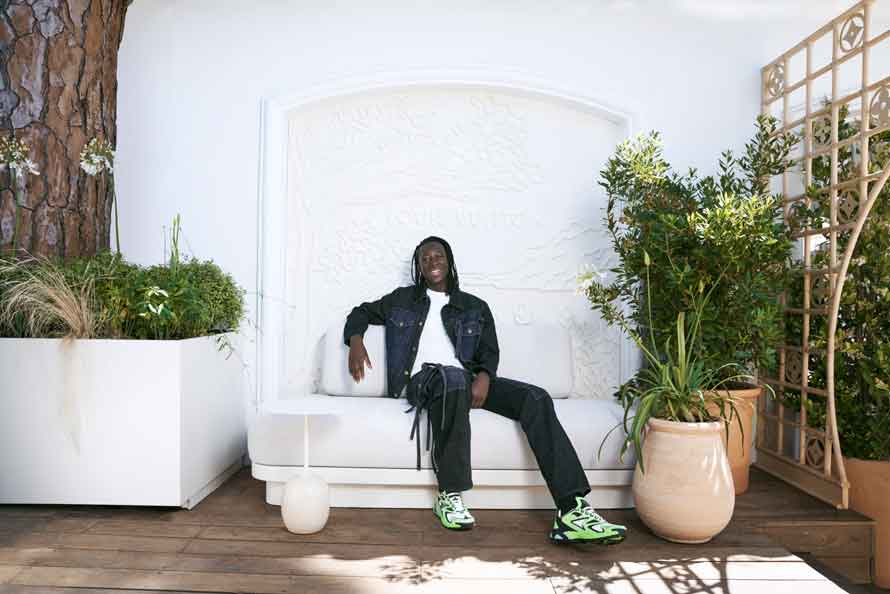 Mory Sacko at Louis Vuitton à Saint-Tropez. Ouverture jeudi 17 juin 