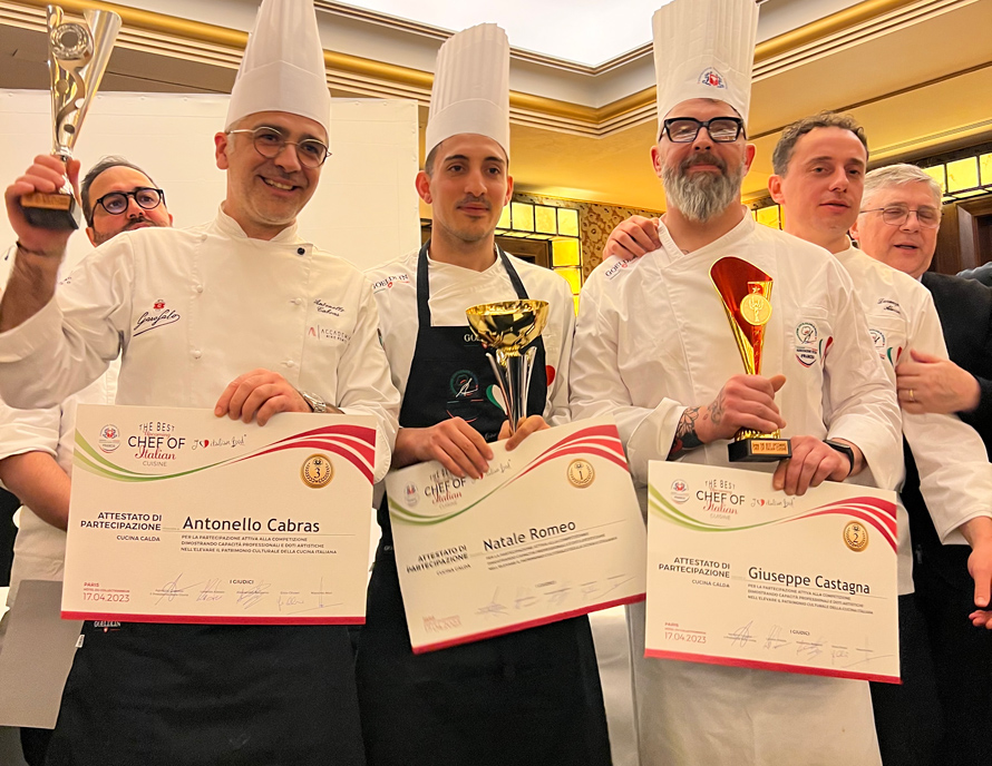 The Italian show à Paris. Natale Roméo remporte un prestigieux concours