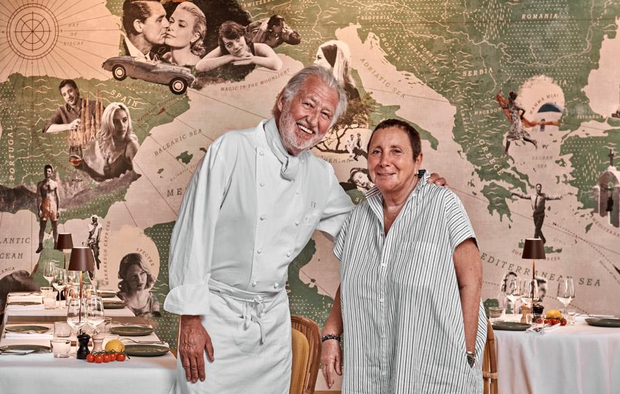 Paradiso Nicole et Pierre. Hôtel Barrière Le Majestic à Cannes. Esprit Riviera